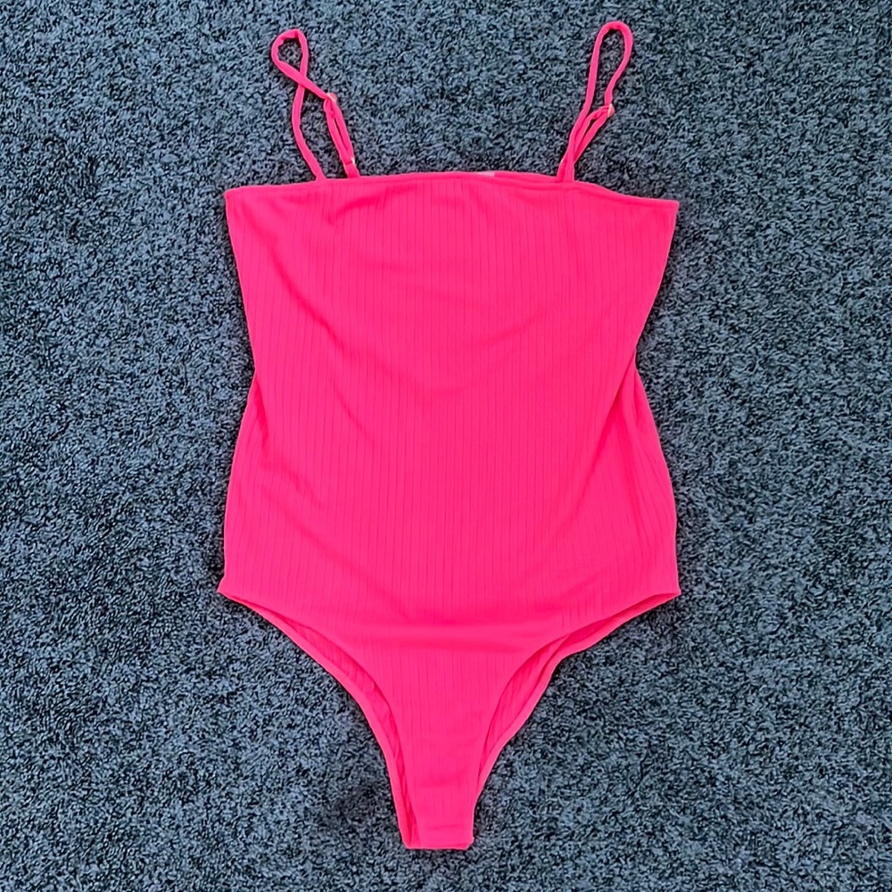 Heart Hips Hot Pink Body Suit